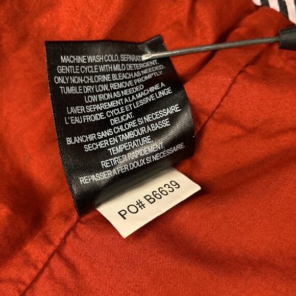 Volcom low rise burnt orange crochet overlay dressy shorts, size 0 - Picture 10 of 12